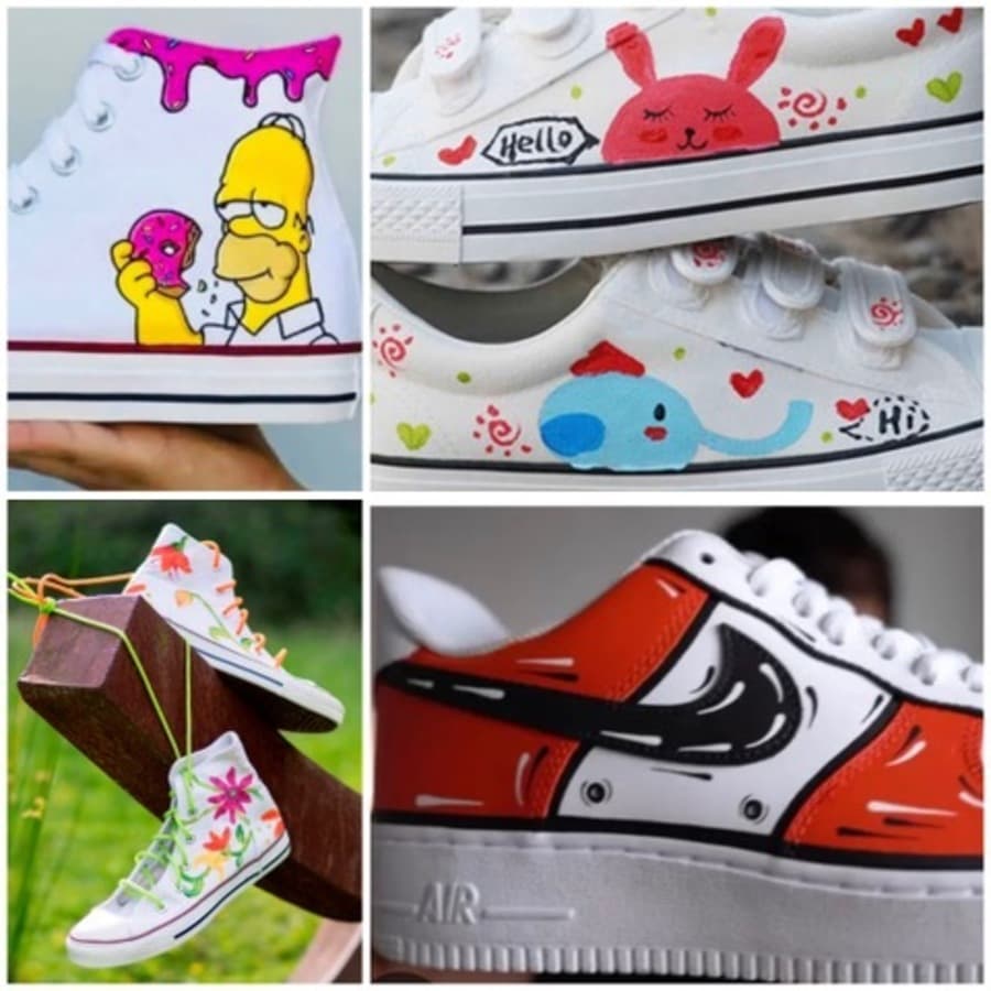 Schuhe kreativ gestalten (Personnaliser ses chaussures)