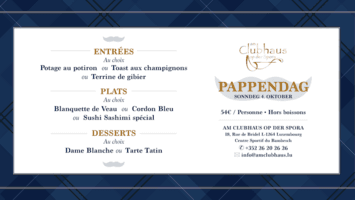 Pappendag • Fête des Pères