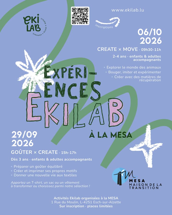 EXPERIENCES EKILAB À LA MESA · CREATE × MOVE