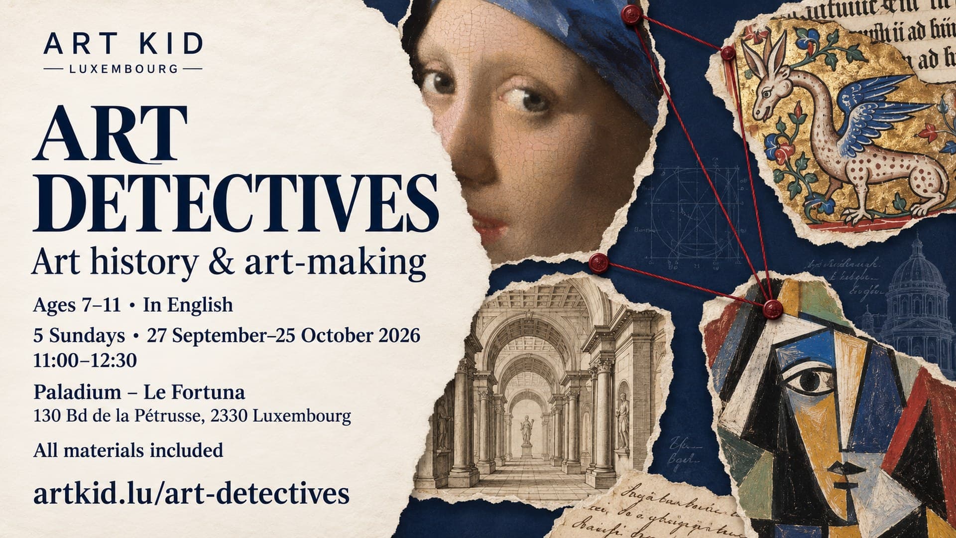 Art Detectives | Cours d'art | Âge: 7-11