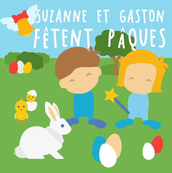 suzanne et gaston fetent paques pochette album 1