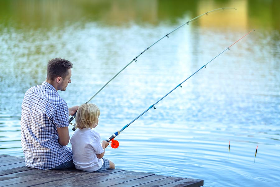 kideaz peche famille enfant