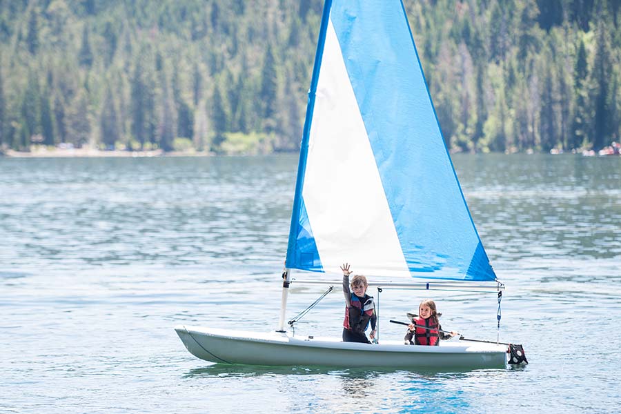 kideaz voile enfants lac