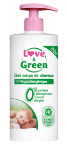 Gel Corps et Cheveux Love Green 139x300