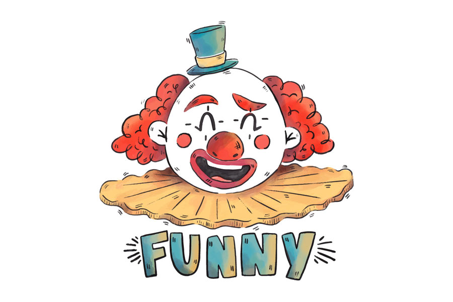 kideaz clown funny rire sourire drole