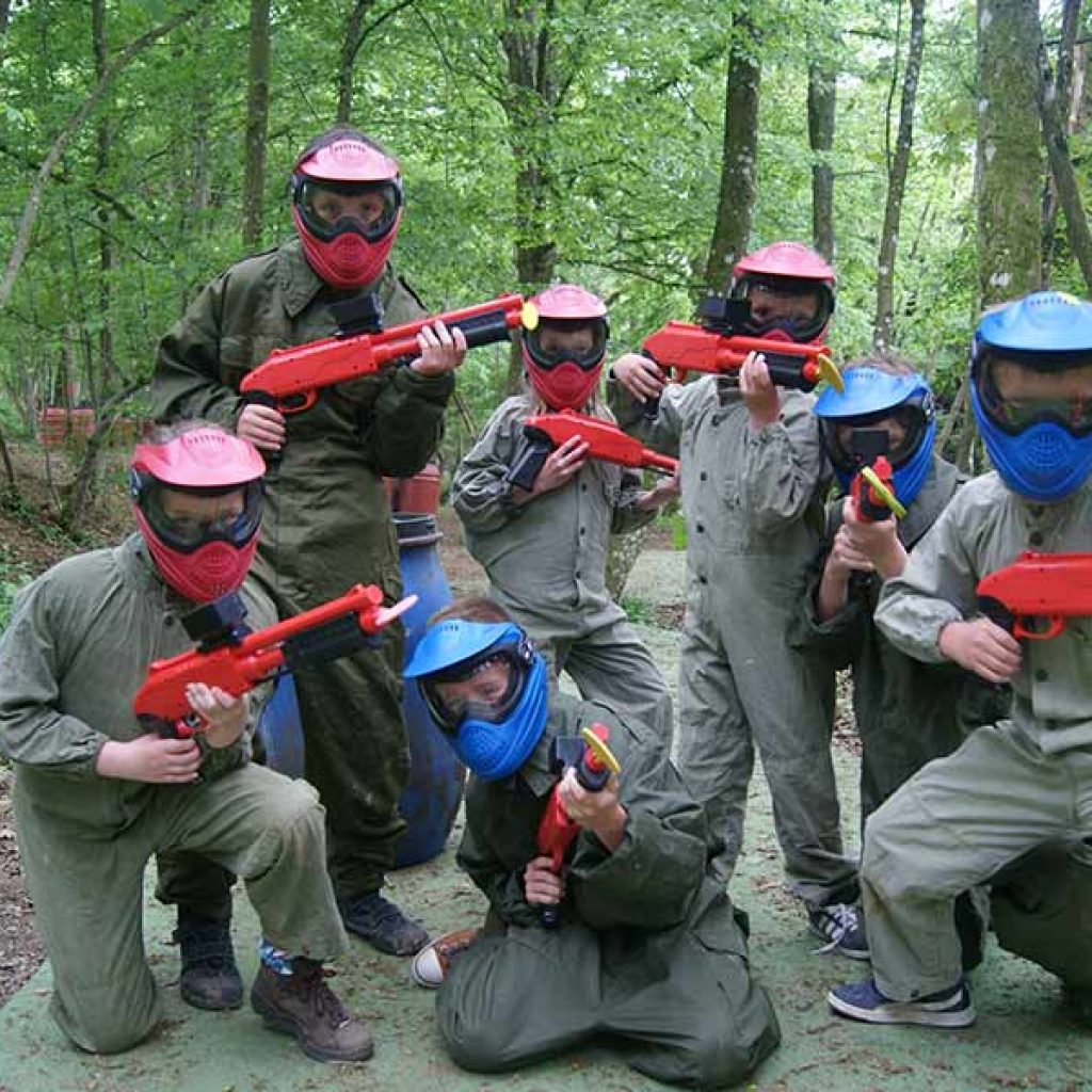kideaz gaume paintball belgique enfants groupe