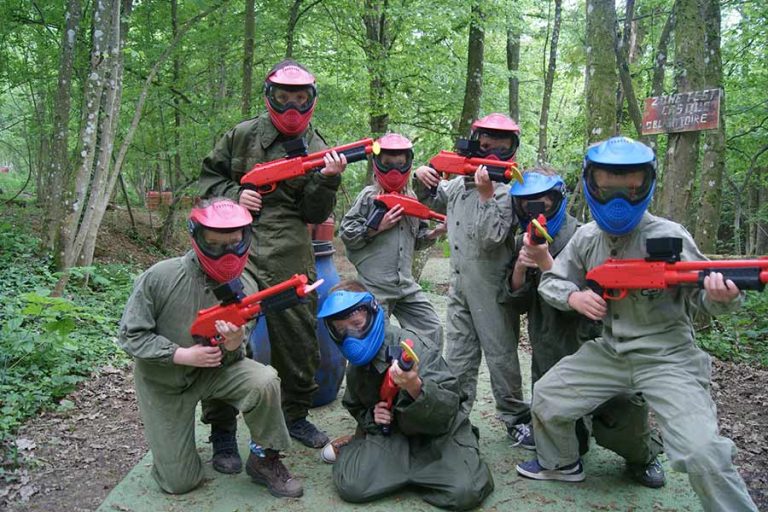 kideaz gaume paintball belgique enfants groupe