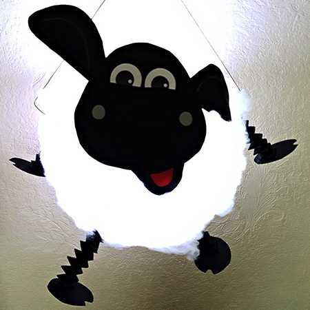 kideaz liichtmessdag lampion diy shaun mouton