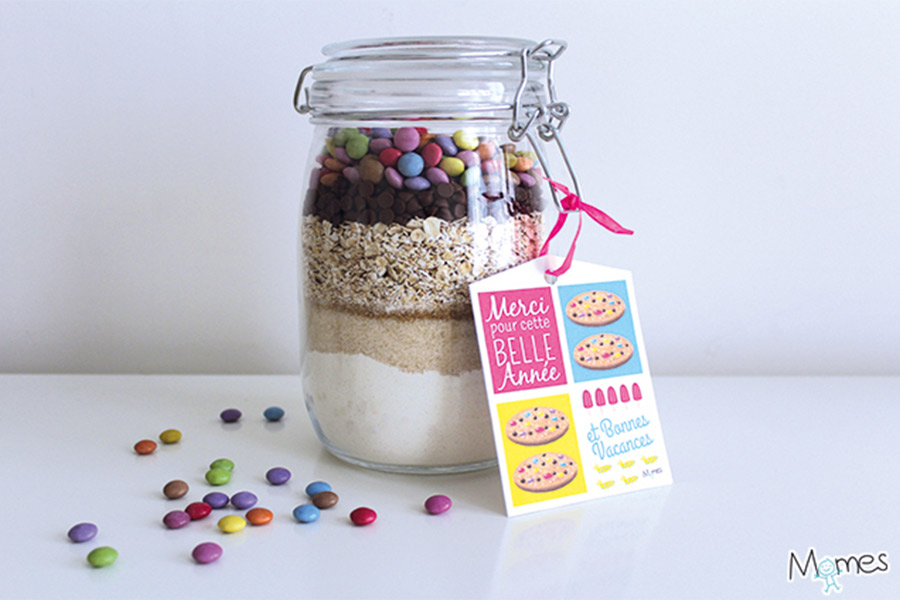 kit sos cookie ingredients gourmandise cadeau diy