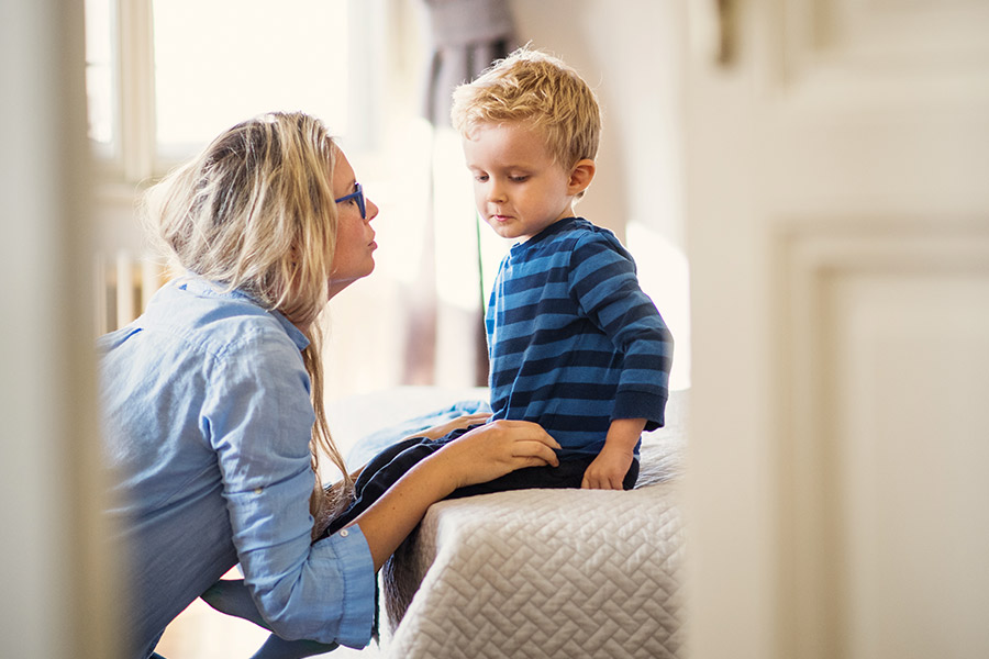 kideaz rentree scolaire discussion maman enfant