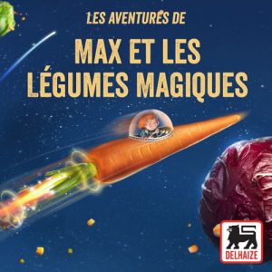 kideaz ecouter musique podcasts famille enfant aventures de max et legumes magiques delhaize