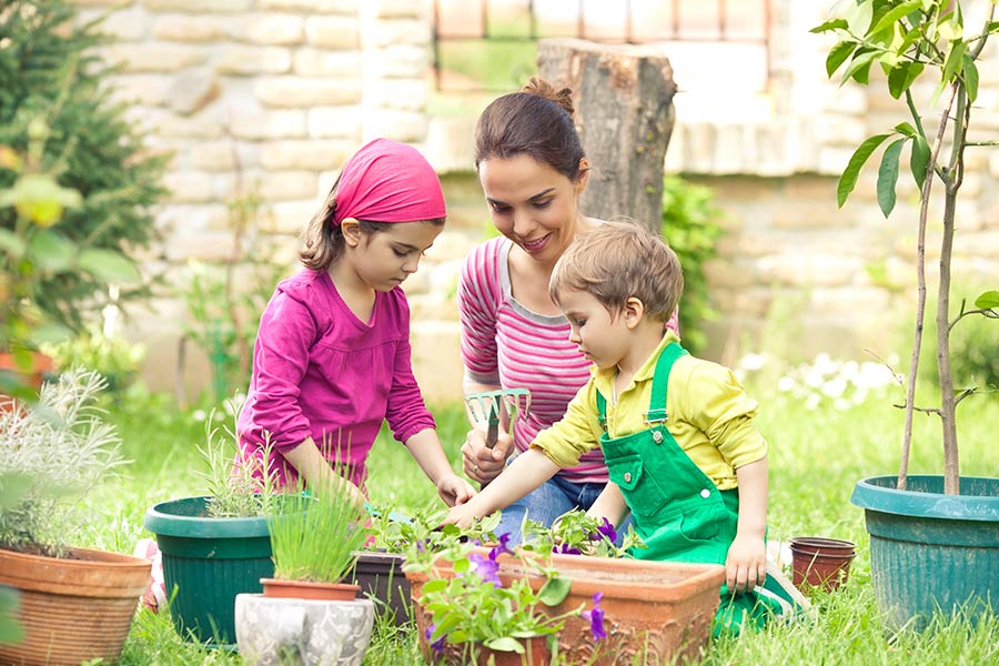 kideaz jardinage exterieur enfants parent semer