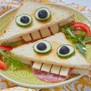 kideaz fun food toast funny pinterest