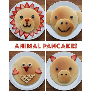 kideaz pancake animaux buzzfeed