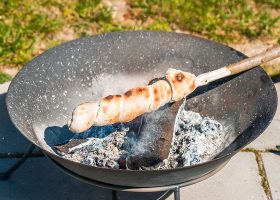 kideaz image mise en avant recette pain au feu de camp