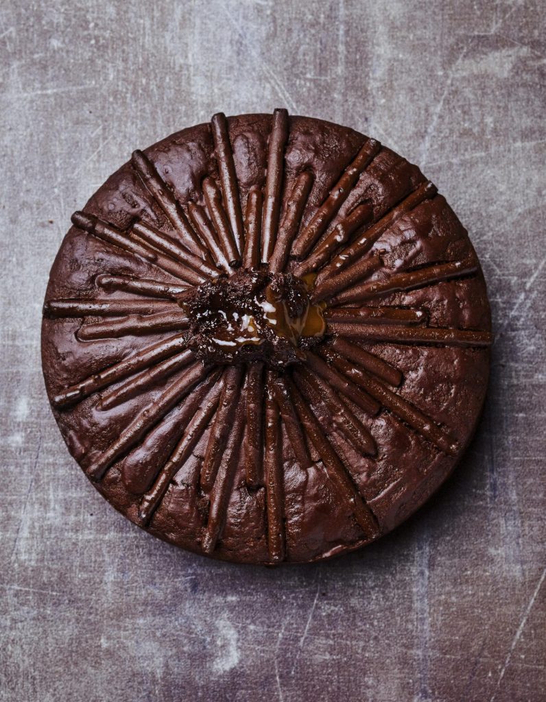 Gateau au chocolat et Mikado