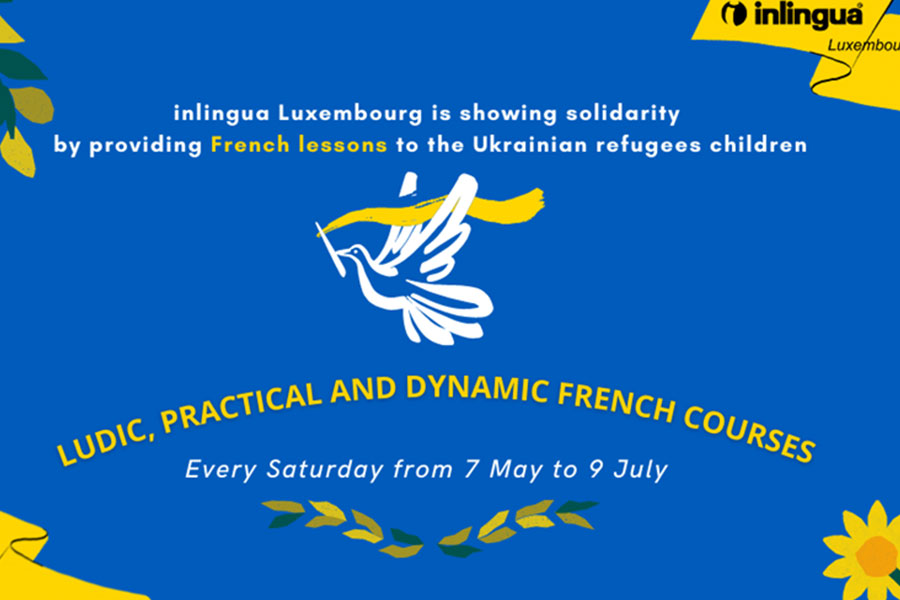kideaz copyright inlingua French Training for Ukrainian refugees children