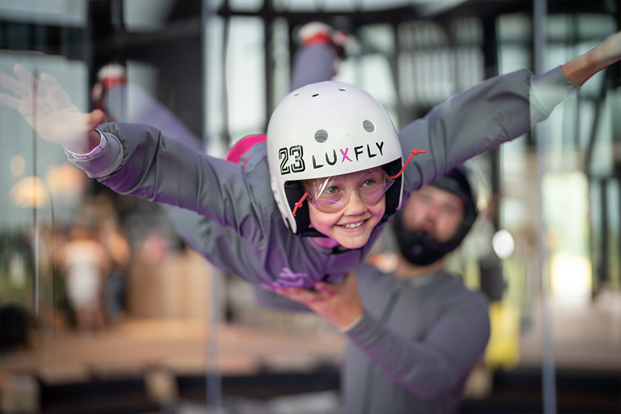 kideaz activite famille luxfly indoor skydive arlon
