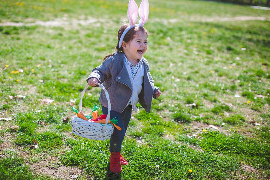 kideaz chasse aux oeufs enfant plein air paques