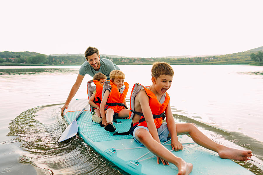 kideaz meilleures activites aquatiques luxembourg enfants famille paddle