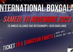 kideaz copyright boxing club dudelange gala novembre 2023