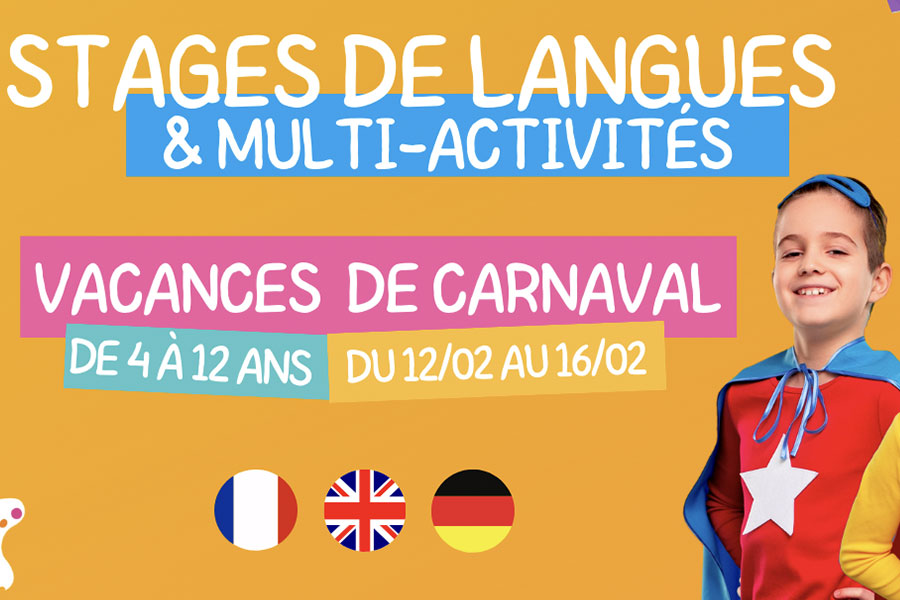 kideaz copyright schola nova stages de langues carnaval 2024