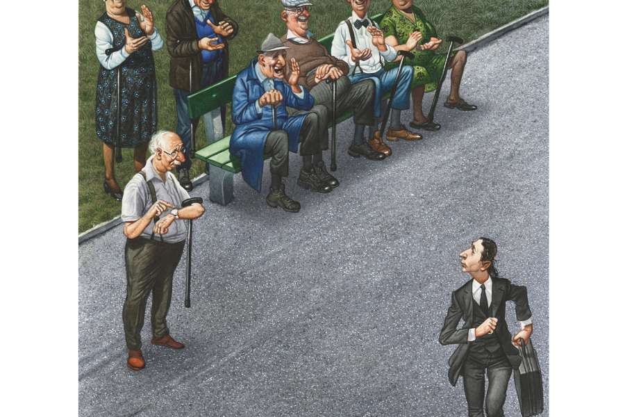 kideaz copyright event aalt stadhaus  das alter in der karikatur