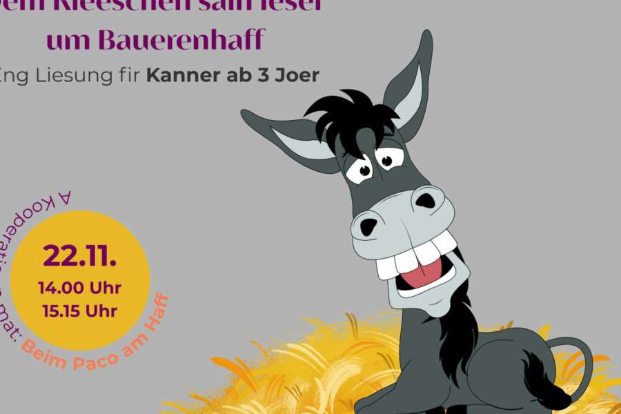 kideaz copyright event  dem kleeschen sin iesel um bauerenhaff