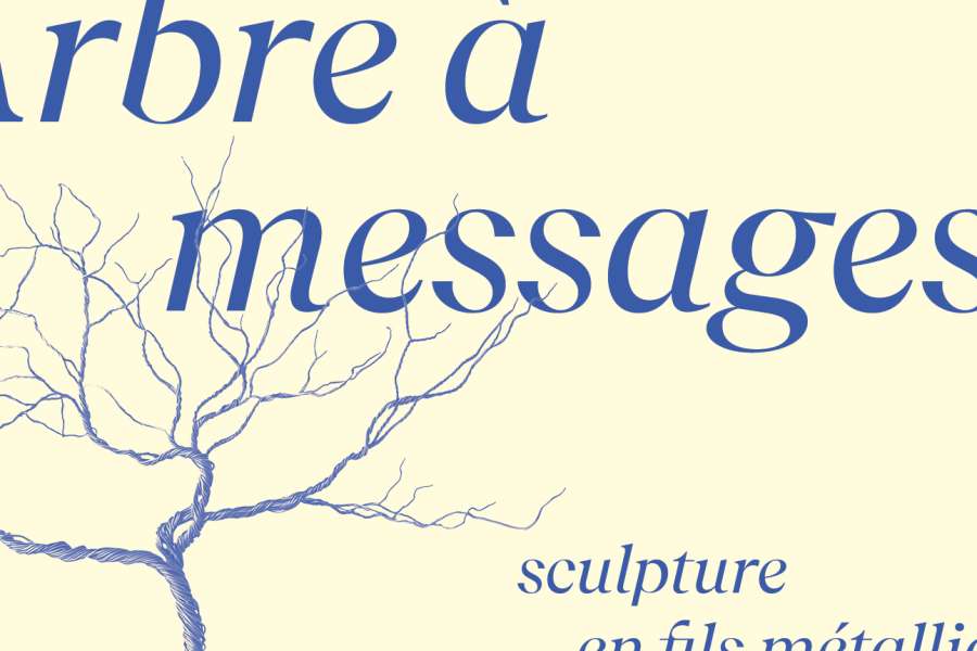 kideaz copyright event cercle cite  arbre messages sculpture en fils mtalliques