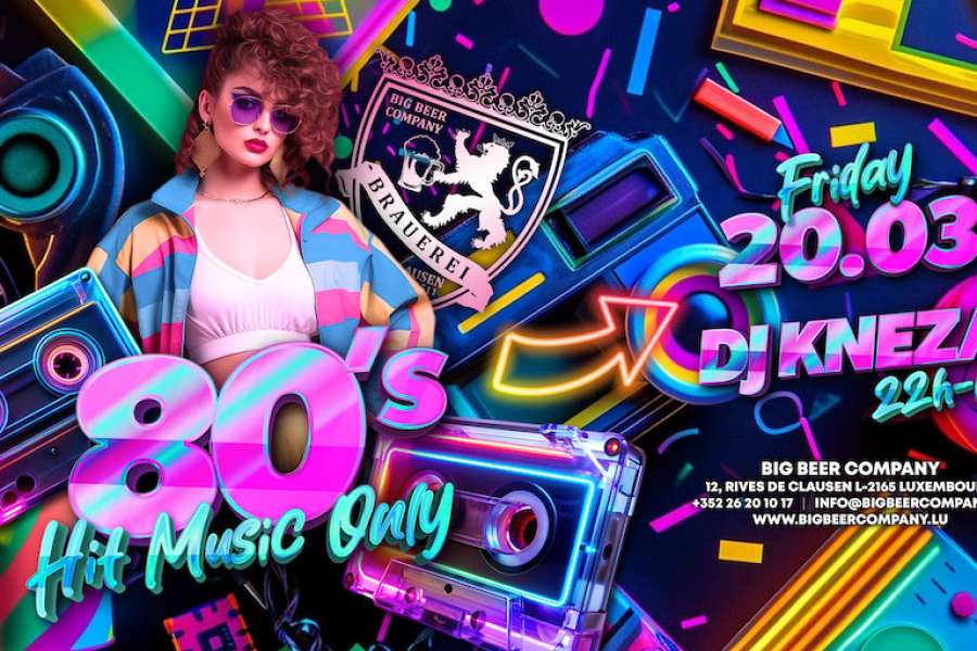 kideaz copyright event  80s hit music only