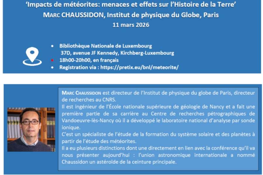 kideaz copyright event bibliotheque nationale du luxembourg  impacts de mtorites menaces et effets sur lhistoire de la terre