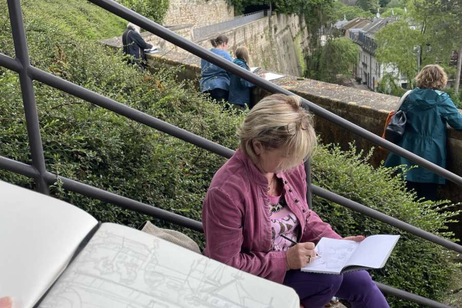 kideaz copyright event letzebuerg city museum  schule des sehens skizzier workshop 1