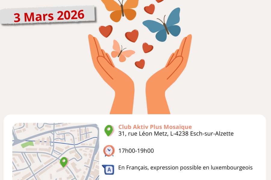 kideaz copyright event mosaique club club senior a esch alzette  apprendre lcher prise pour mieux accompagner