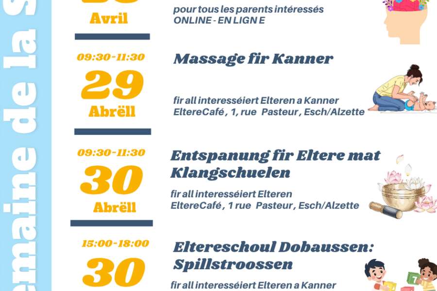 kideaz copyright event elterecafe cafe des parents  gesondheetswoch am elterecaf