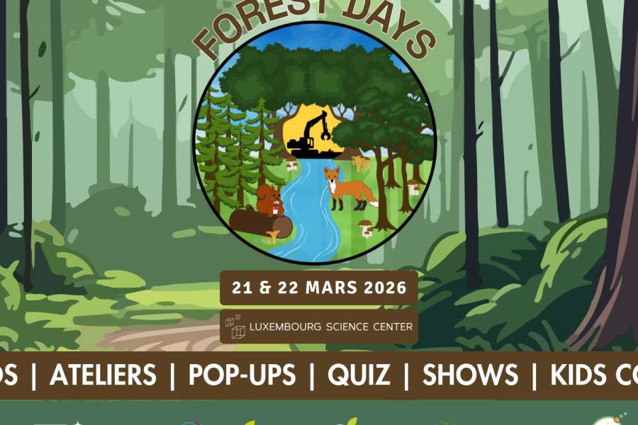 kideaz copyright event luxembourg science center  forest days 2026