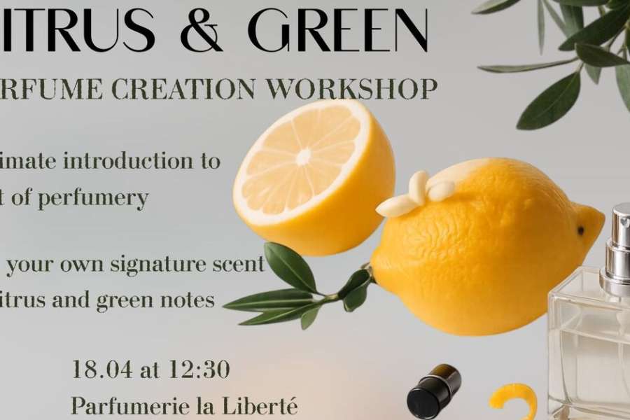 kideaz copyright event  atelier de cration de parfum agrumes et notes vertes