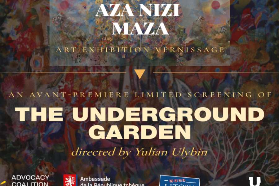 kideaz copyright event cine utopia  aza nizi maza art exhibition vernissage with documentary screening