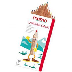 Kideaz Matériels scolaires durables ecologiques memo natural colours crayon